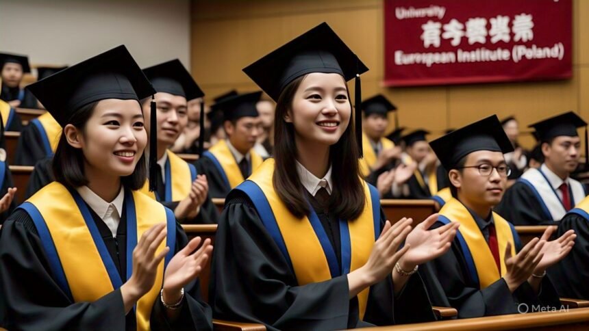 Graduation ceremony whereYanshan University Were Awarded Diplomas at Silesian University of Technology